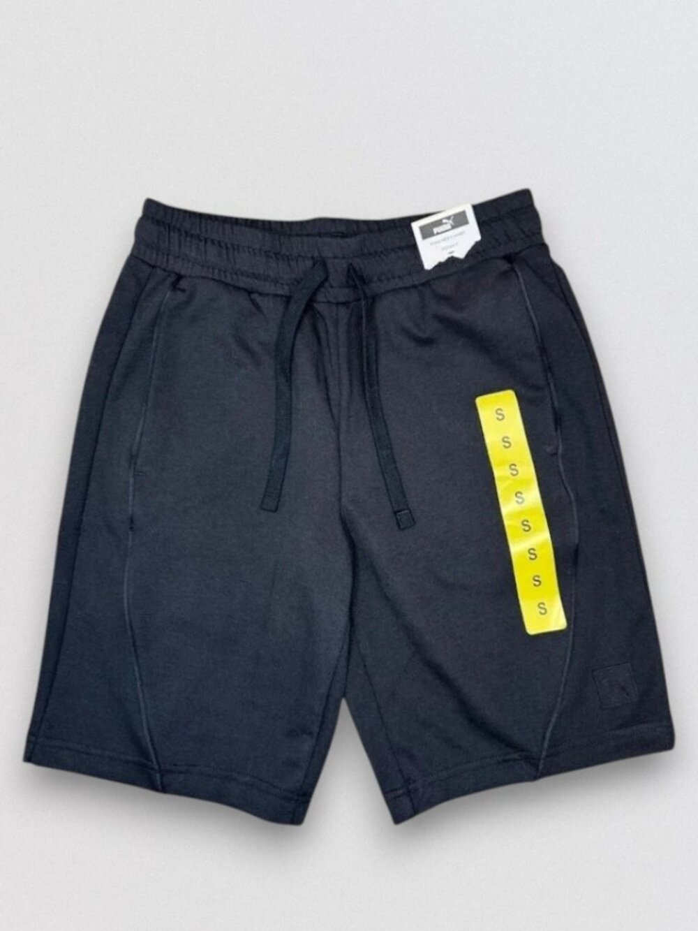 Black Athletic Shorts Men's Small Drawstring Gym Training Lounge Pockets 9”
